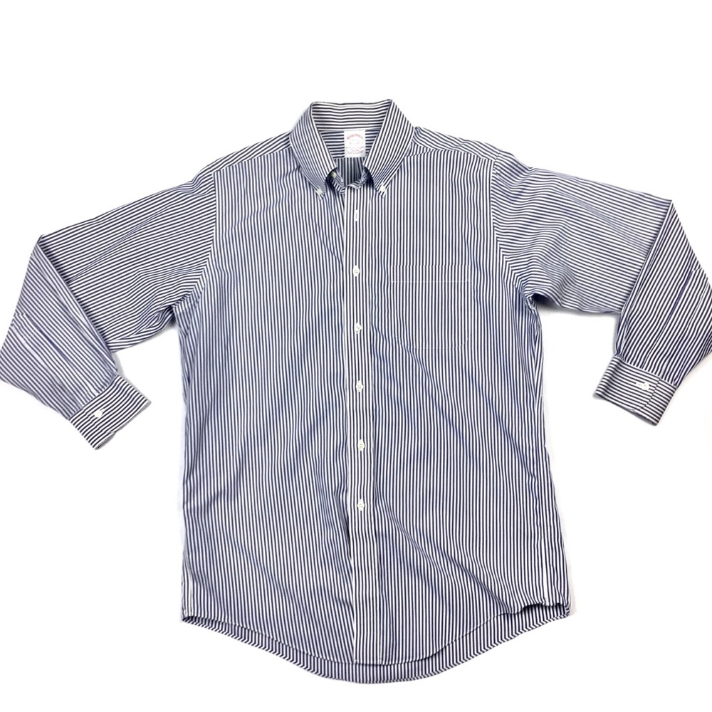 Brooks Brothers Striped Non-Iron Button Down Shirt